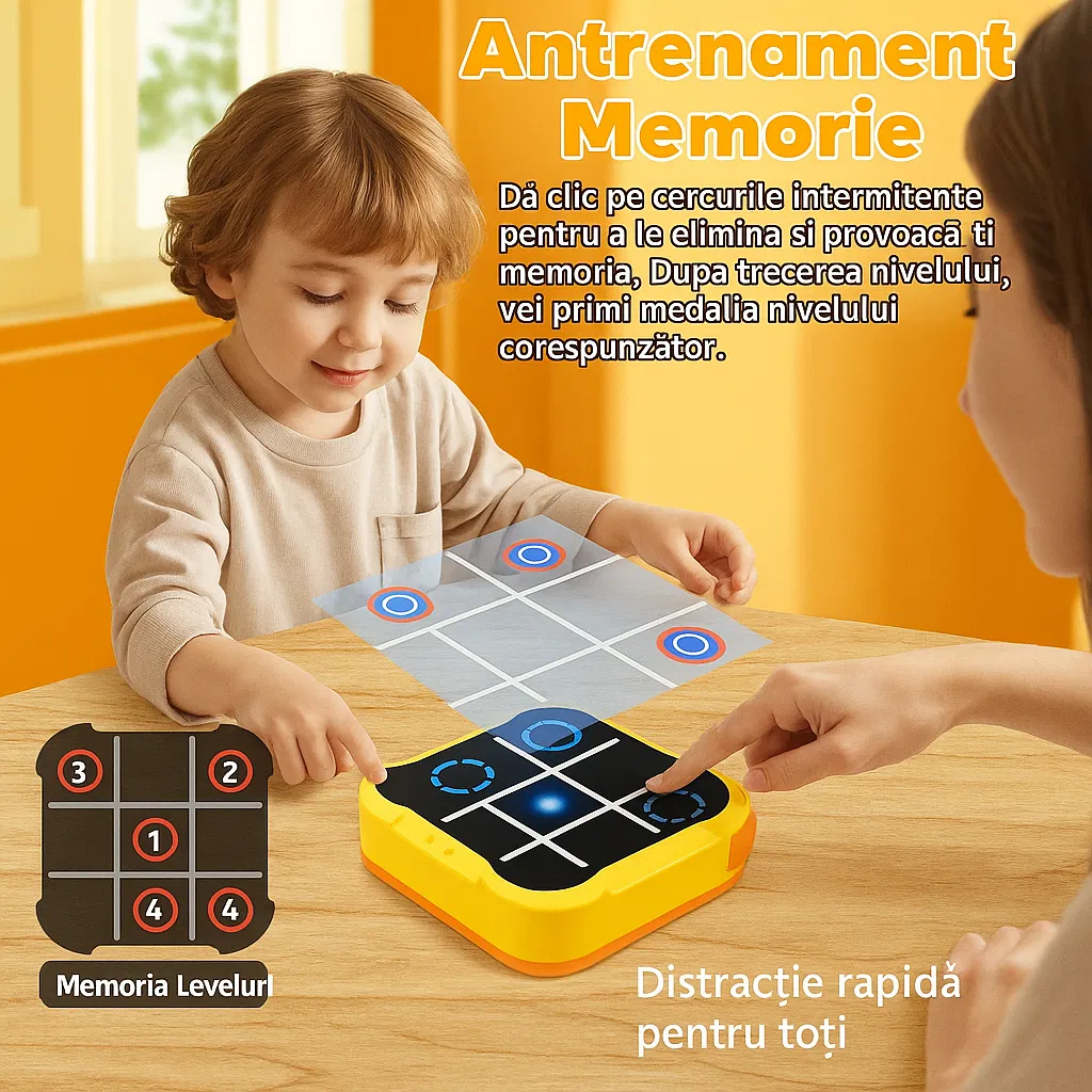 Joc X și 0 electronic – Logică, memorie și distracție fără ecrane [3]