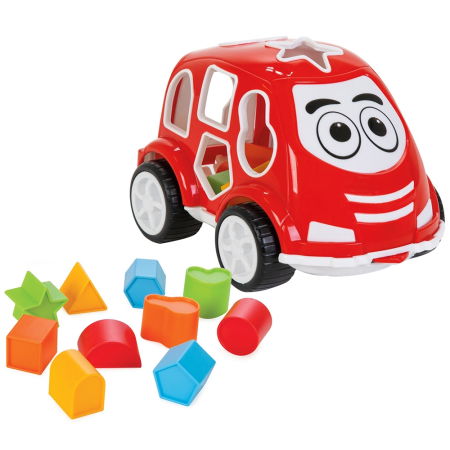 Jocuri de indemanare - Jucarie cu sortator Pilsan Car red