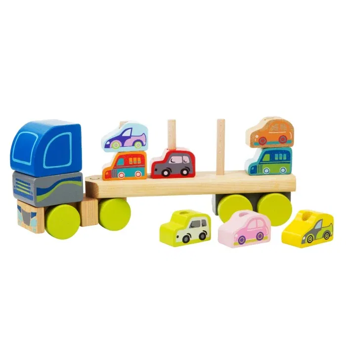 Jucarie din lemn, Cubika, Camion pentru masini, 18 luni+ [1]