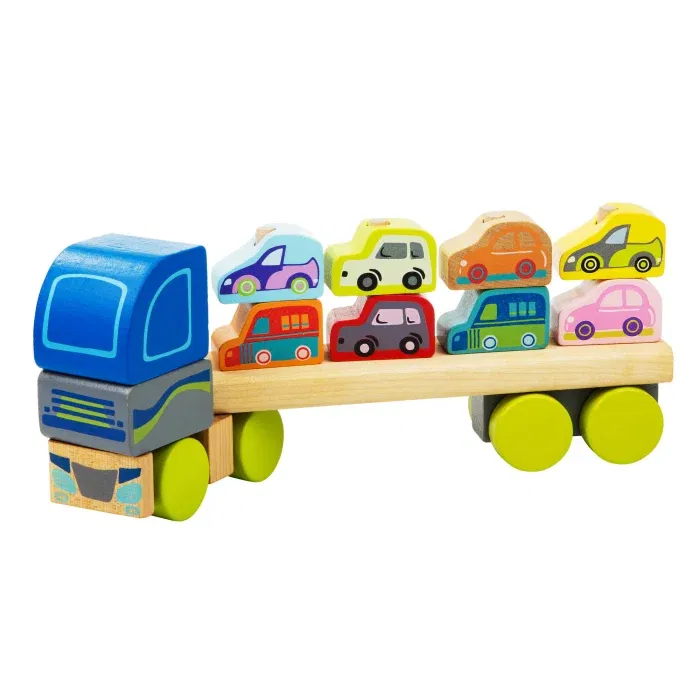 Jucarie din lemn, Cubika, Camion pentru masini, 18 luni+ [2]