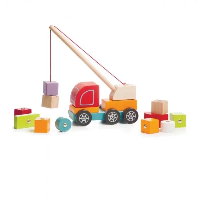 Jucarie Din Lemn Cubika Macara Magnetica, 3 ani+ [1]