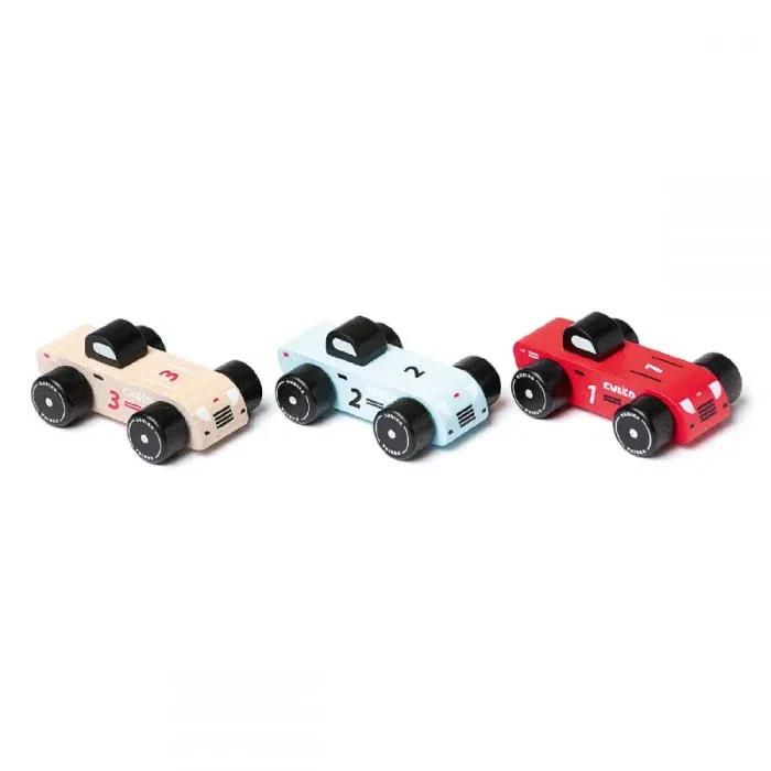 Jucarie din lemn, Cubika, Racing Cars, 18 luni + [1]