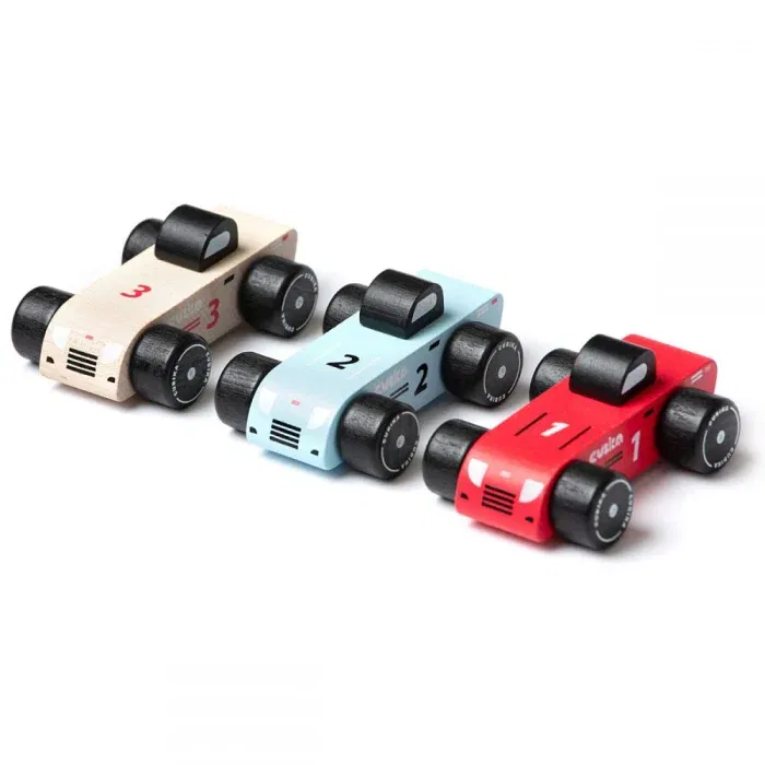 Jucarie din lemn, Cubika, Racing Cars, 18 luni + [3]