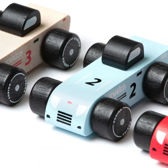 Jucarie din lemn, Cubika, Racing Cars, 18 luni + [4]