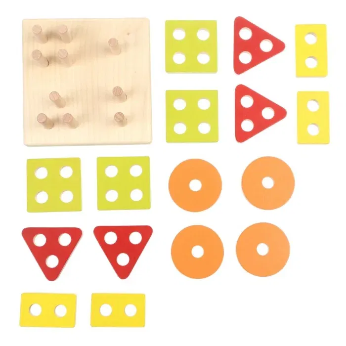 Jucarie din lemn, Cubika, Sortator Forme Geometrice , 3 ani+ [1]