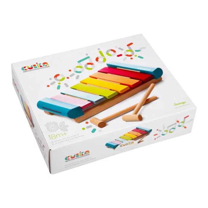Jucarie din lemn, Cubika, Xilofon, 18 luni+ [1]