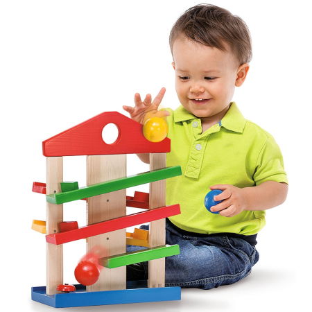 Jucarie din lemn Eichhorn Runway [4]