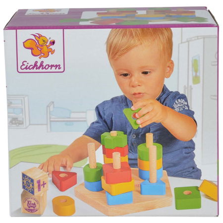 Jucarie din lemn Eichhorn Stacking Toy [1]