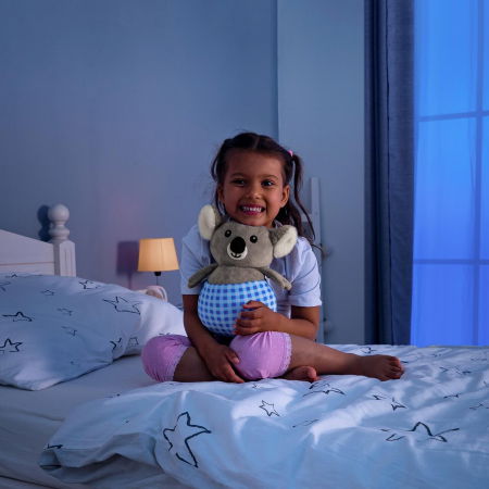 Jucarie din plus Koko Koala, lampa de veghe si proiector de stele cu muzica, senzor inteligent de plans, 0+ luni, Reer 52431 [7]