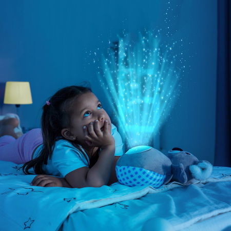 Jucarie din plus Koko Koala, lampa de veghe si proiector de stele cu muzica, senzor inteligent de plans, 0+ luni, Reer 52431 [6]