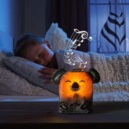 Jucarie din plus pentru somn Sleepy Koala, cu lumina de veghe si muzica pentru bebelusi, 0+ luni, Reer 52451 [4]
