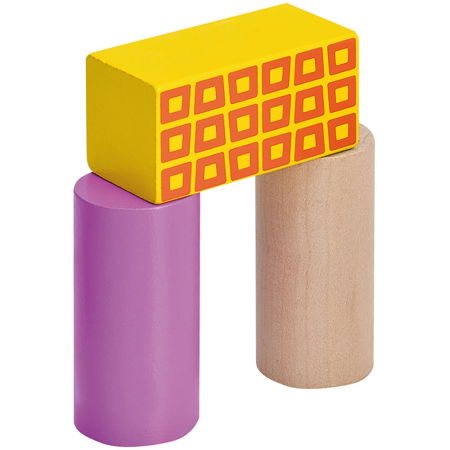 Jucarie Eichhorn Cuburi in galetusa Wooden Blocks 50 piese [3]