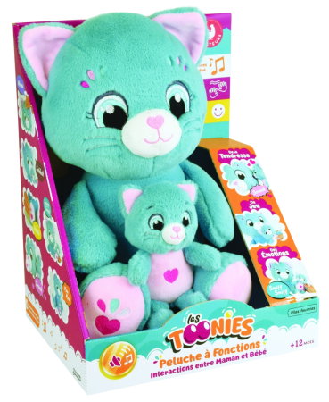 Jucarie Interactiva Jemini Cu 6 Functii-Mama Si Puiul Pisica [4]