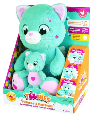 Jucarie Interactiva Jemini Cu 6 Functii-Mama Si Puiul Pisica [5]