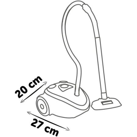 Jucarie Smoby Aspirator Vacuum Cleaner Maro [5]