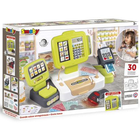 Jucarie Smoby Casa de marcat Large Cash Register verde [6]