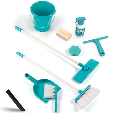 Jucarie Smoby Set curatenie cu troller si aspirator electronic Rowenta negru [2]