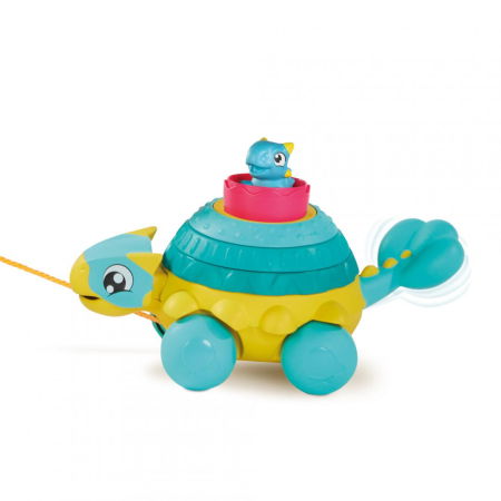 Jocuri și Jucării - JUCARIE STIVUIESTE SI TRAGE, ANKYLOSAURUS, JURASSIC WORLD, TOMY