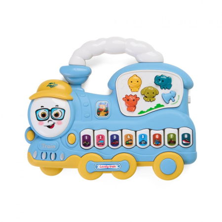 Jocuri și Jucării - JUCARIE TRENULET CU LUMINI SI SUNETE