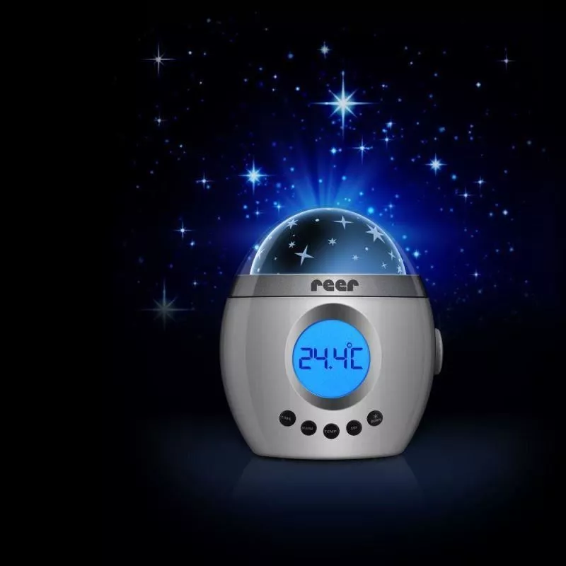 Lampa de veghe copii, muzicala, cu proiectie de stele, Magic Starlight, Reer [1]