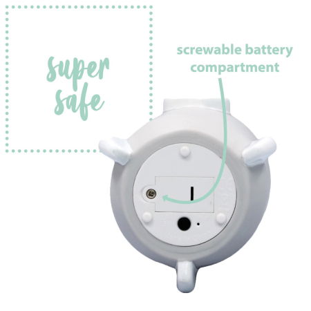 Lampa de veghe cu LED, cu oprire cronometrata, forma racheta, gri, Lumilu Sweet Dreams Rocket, Reer 52271 [4]