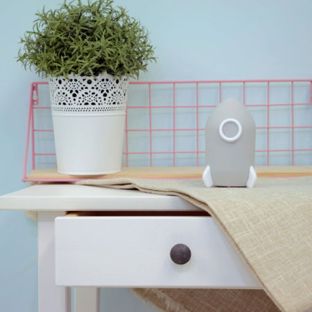 Lampa de veghe cu LED, cu oprire cronometrata, forma racheta, gri, Lumilu Sweet Dreams Rocket, Reer 52271 [3]