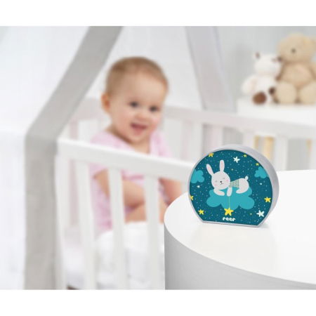 Lampa de veghe cu LED MyBabyLight Bunny, 0+ luni, Reer 52371 [1]