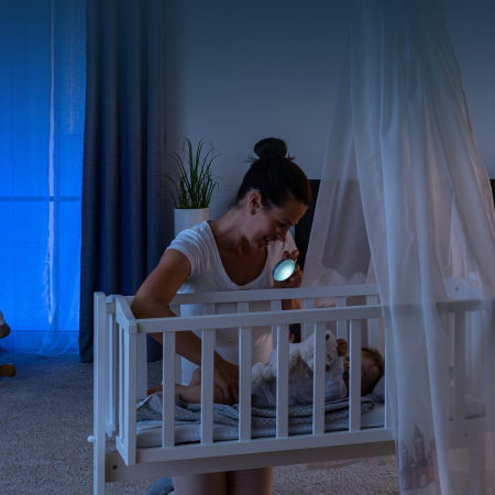 Lampa de veghe inteligenta cu senzor de miscare, comunicare wireless cu smartphone, temporizator, Reer NightGuide SmartLight 52460 [2]