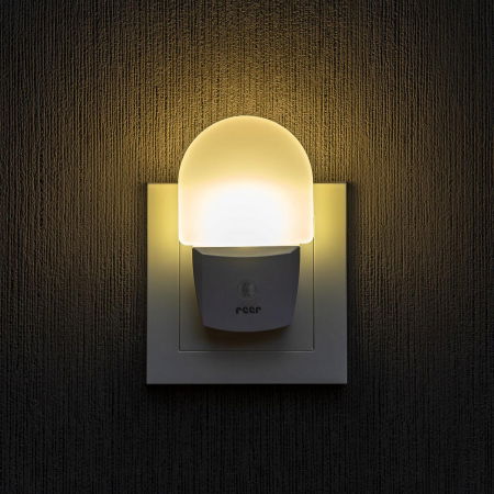 Lampa de veghe pentru priza, cu senzor de noapte sau zi, 0+ luni, Reer NightGuide 52380 [2]