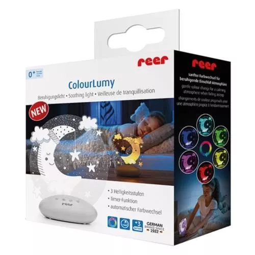 Lampa veghe copii, forma de luna, ColorLumy Moon, Reer [5]