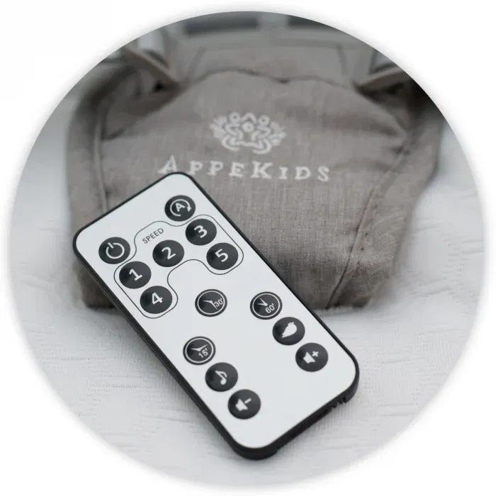 Leagan electric multifunctional pentru bebelusi AppeKids - I-Size - Gri [3]