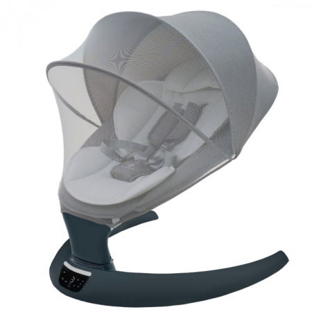 Leagan electric multifunctional pentru bebelusi AppeKids - I-Size - Gri [1]
