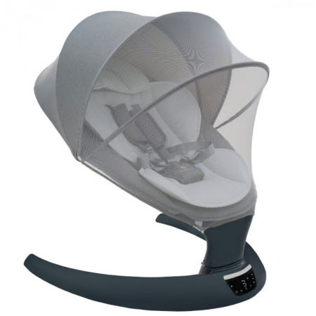 Produse îngrijire copii - Leagan electric multifunctional pentru bebelusi AppeKids - I-Size - Gri