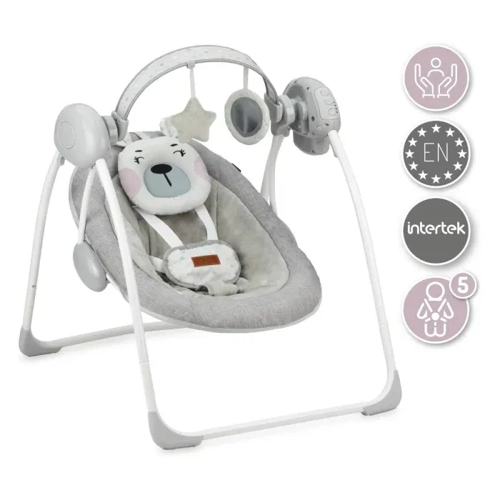 Leagan pentru bebelusi, MoMi LISS Bear, Pink [2]