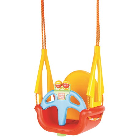 Jucarii pentru exterior - Leagan pentru copii Pilsan DO RE MI yellow red