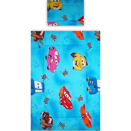 Lenjerie patut Hubners Cars 5 piese albastru [1]