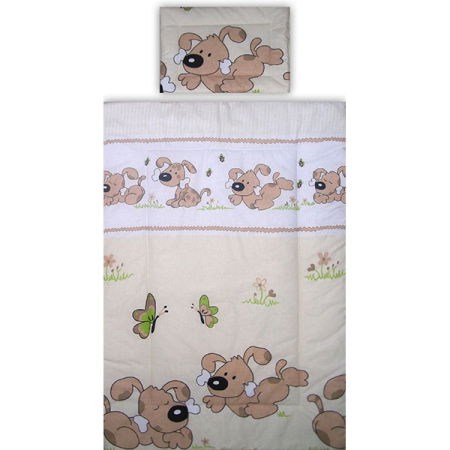 Lenjerie patut Hubners Catelus 4 piese maro [1]