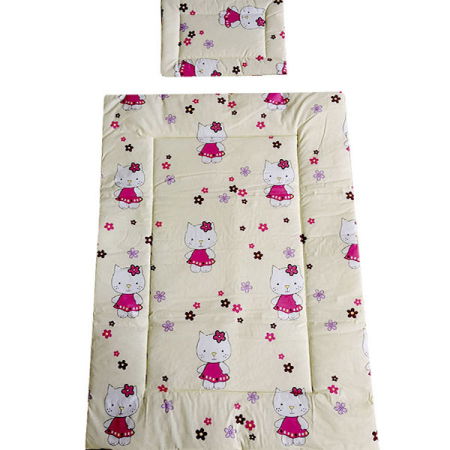 Lenjerie patut Hubners Kitty Floricele 5 piese crem [1]