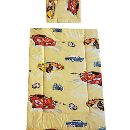 Lenjerie patut Hubners Masinute 5 piese crem [1]