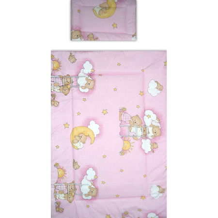 Lenjerie patut Hubners Ursulet Somn Usor 5 piese roz [1]