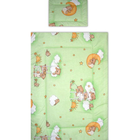 Lenjerie patut Hubners Ursulet Somn Usor 5 piese verde [1]