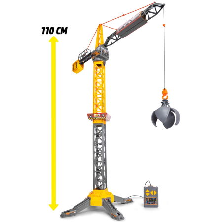 Jocuri de indemanare - Macara Dickie Toys Mighty Crane 110 cm cu telecomanda