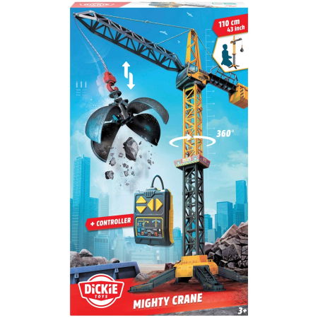 Macara Dickie Toys Mighty Crane 110 cm cu telecomanda [14]