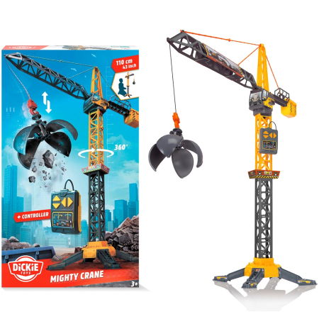 Macara Dickie Toys Mighty Crane 110 cm cu telecomanda [13]