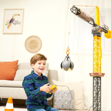 Macara Dickie Toys Mighty Crane 110 cm cu telecomanda [3]