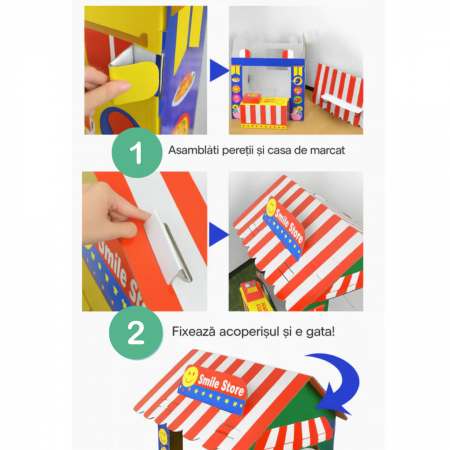 Magazin de jucărie tip căsuță cu accesorii - joc de rol [7]