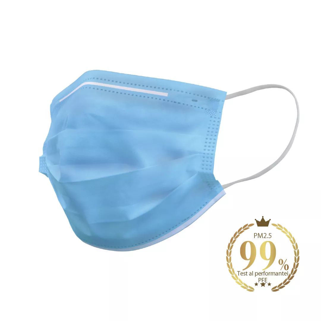 Mască Protecție - Masca de protectie, set 25 buc, Albastru, Car-Boy