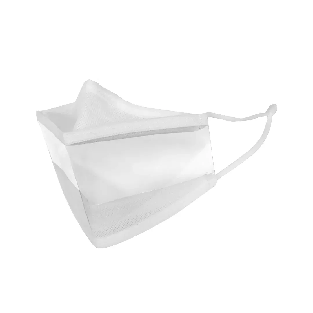 Mască de protectie transparentă, cu gura vizibilă, 1 buc, FM-111 [2]