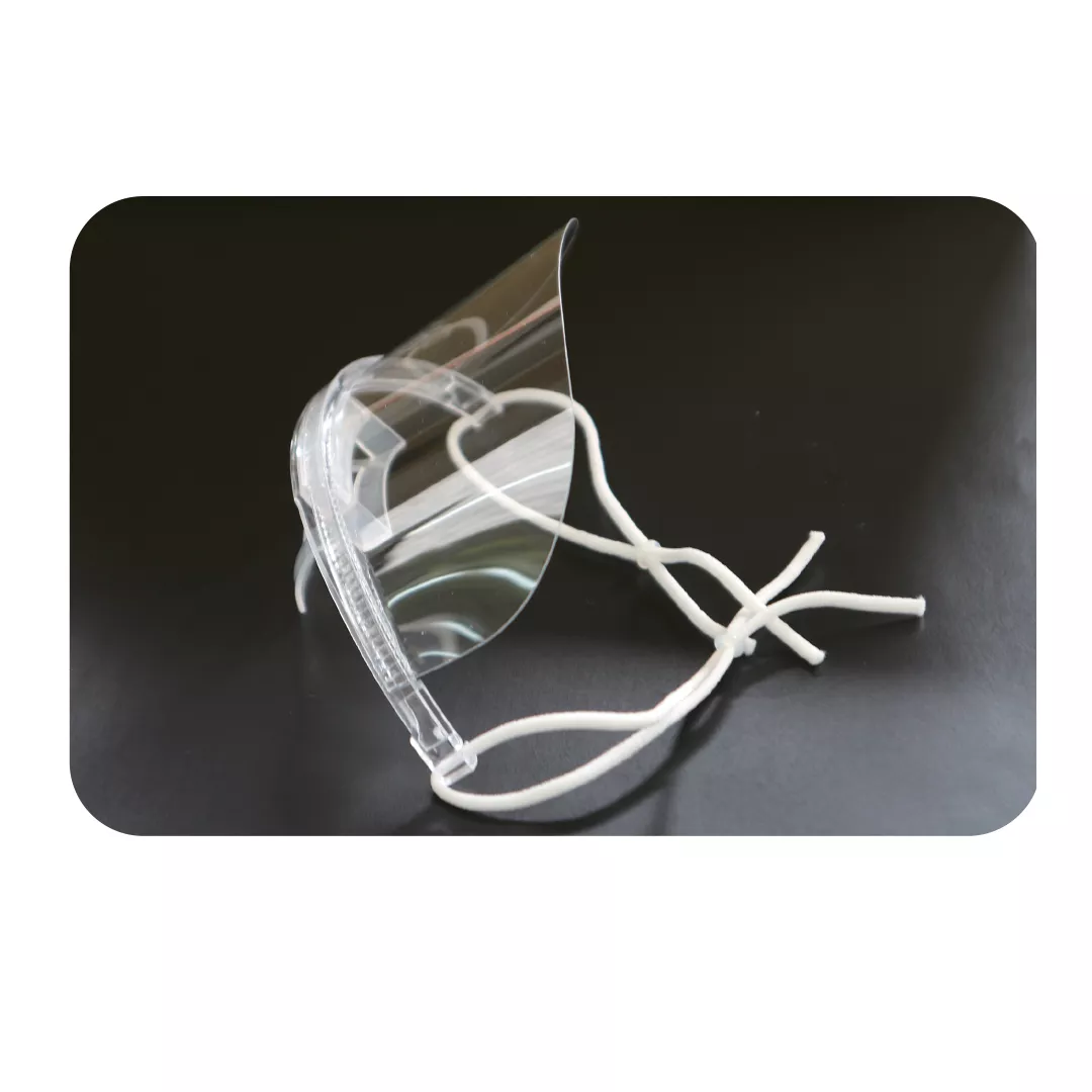 Masca de protectie transparenta din plastic, reutilizabila, set 10 buc, FM-08 [1]