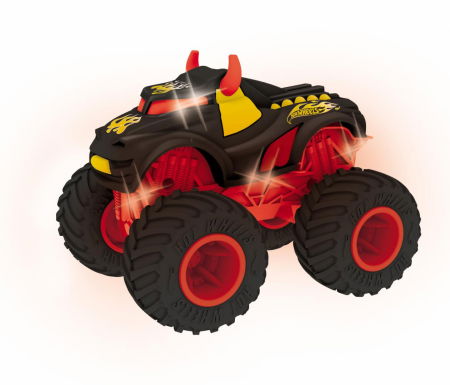 Jocuri și Jucării - MASINA CU LUMINI SI SUNETE, REV TREDZ ROSU, HOT WHEELS